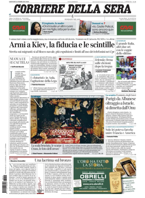 Cover of Corriere della Sera