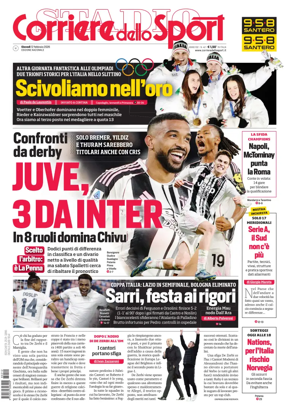 Cover of Corriere dello Sport