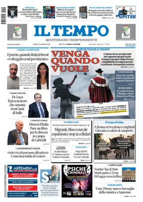 Cover of Il Tempo (Nazionale)