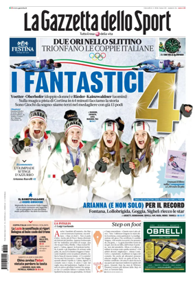 Cover of La Gazzetta dello Sport - Roma