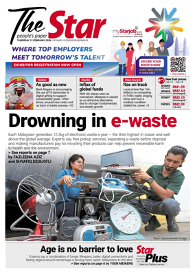 Cover of The Star Malaysia