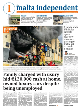 Cover of Malta Independent