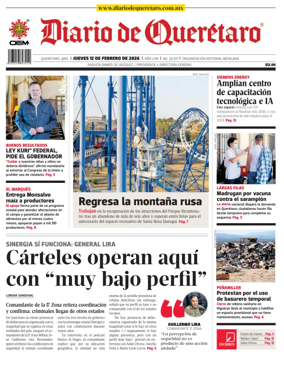 Cover of Diario de Queretaro