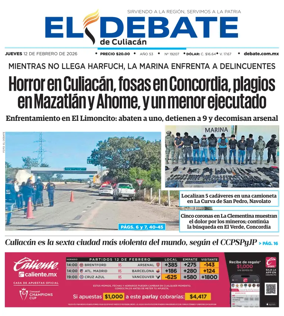 Cover of El Debate de Culiacan