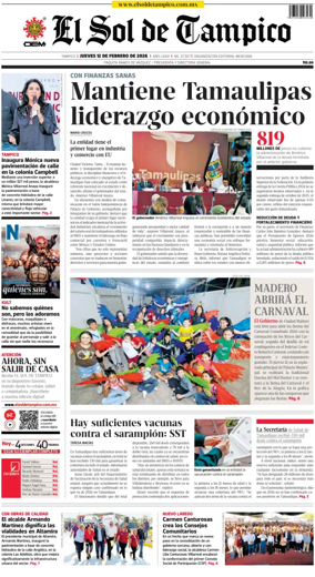 Cover of El Sol de Tampico