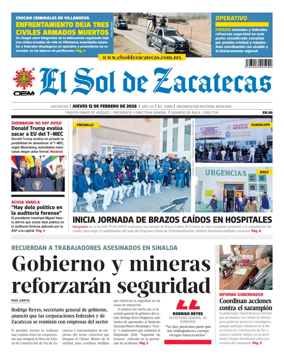 Cover of El Sol de Zacatecas
