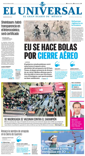 Cover of El Universal