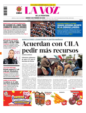 Cover of La Voz de la Frontera