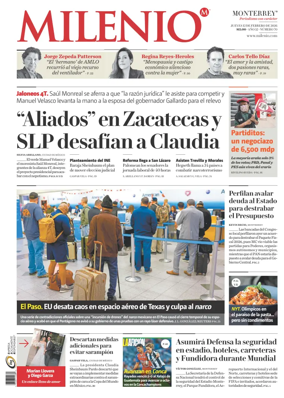 Cover of Milenio Monterrey
