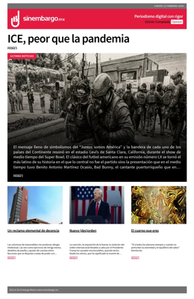 Cover of Sin Embargo Opinion