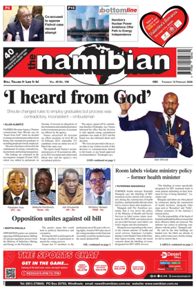Cover of The Namibian