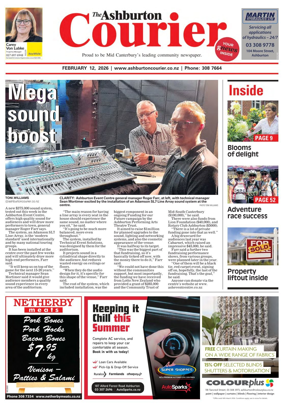 Cover of Ashburton Courier