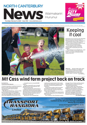Cover of North Canterbury News