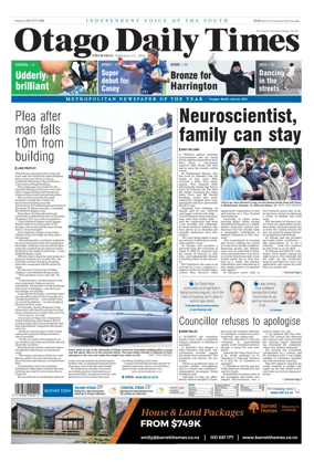 Cover of Otago Daily Times