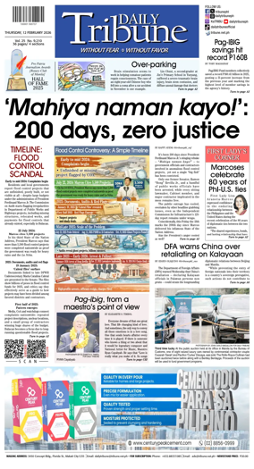 Cover of Daily Tribune (Philippines)