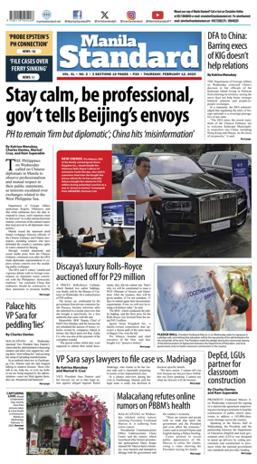 Cover of Manila Standard