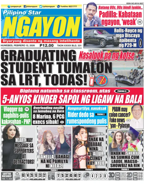 Cover of Pilipino Star Ngayon