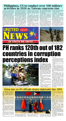 Cover of United News - English Edition