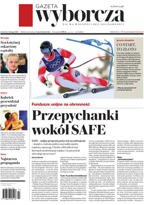 Cover of Gazeta Wyborcza