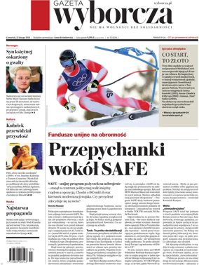 Cover of Gazeta Wyborcza Stoleczna