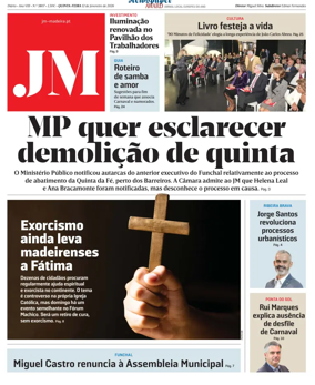 Cover of Jornal Madeira