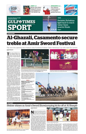 Cover of Gulf Times Sport