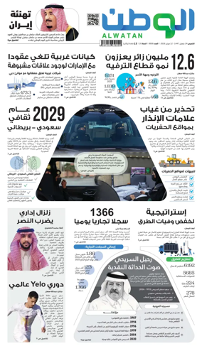 Cover of Al-Watan (Saudi)