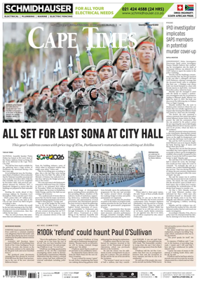 Cover of Cape Times