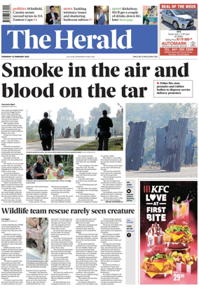 Cover of The Herald (South Africa)