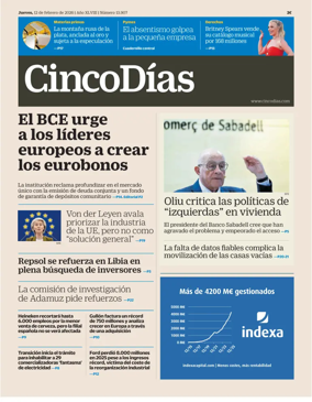 Cover of Cinco Dias