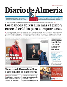 Cover of Diario de Almeria