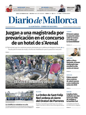 Cover of Diario de Mallorca
