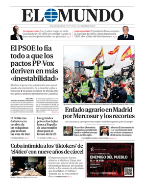 Cover of El Mundo Madrid