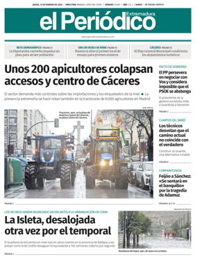 Cover of El Periodico Extremadura