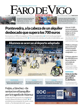 Cover of Faro de Vigo (Pontevedra)