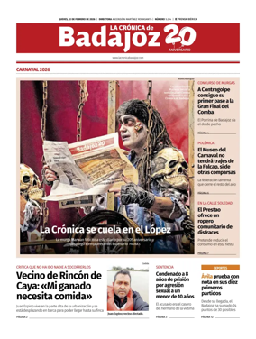 Cover of La Cronica de Badajoz BE