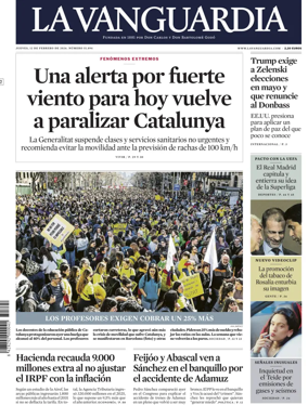Cover of La Vanguardia (1st Edition)