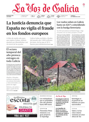 Cover of La Voz de Galicia (Vigo)