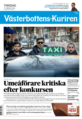 Cover of Vasterbottens-Kuriren