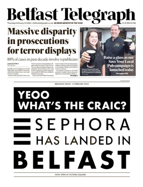 Cover of Belfast Telegraph