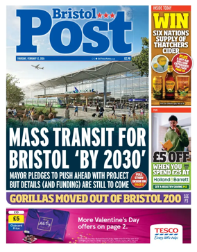 Cover of Bristol Post