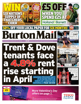 Cover of Burton Mail