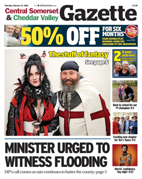 Cover of Central Somerset & Cheddar Valley Gazette