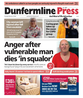 Cover of Dunfermline Press