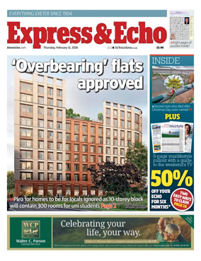 Cover of Express & Echo (City & East Devon Edition)
