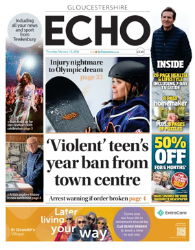 Cover of Gloucestershire Echo