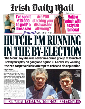 Cover of Irish Daily Mail