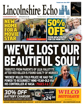 Cover of Lincolnshire Echo