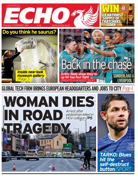 Cover of Liverpool Echo