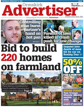 Cover of Ormskirk Advertiser